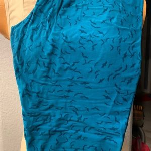 Halloween LuLa Roe Teal Bat Leggings